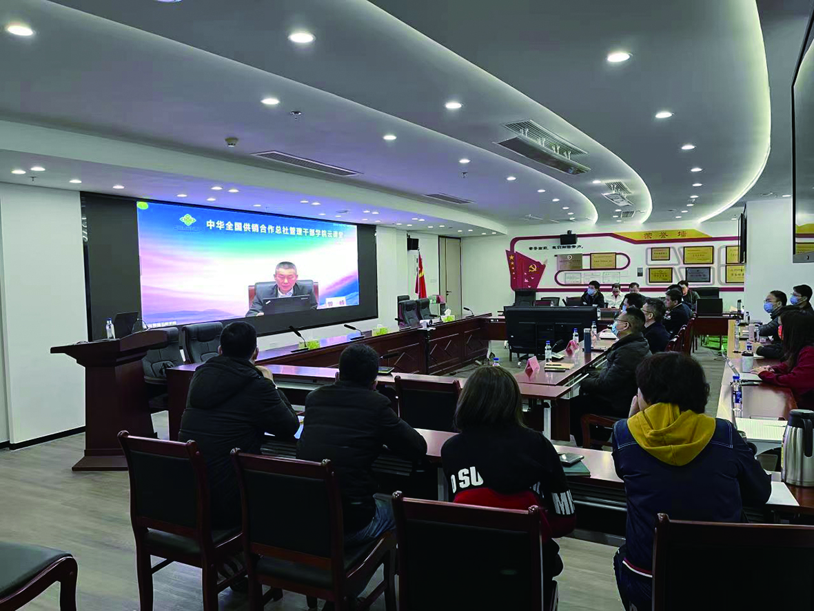 集團(tuán)公司參加全省供銷(xiāo)系統(tǒng)干部能力提升線(xiàn)上培訓(xùn)班